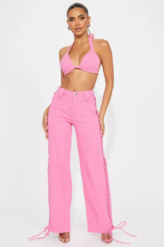True Chemistry Pant Set - Pink sold by Fashion Nova