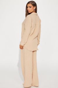 Gigi Gauze Pant Set - Mocha sold by Fashion Nova