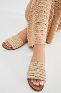Off To Tulum Sandals - Tan sold by Fashion Nova