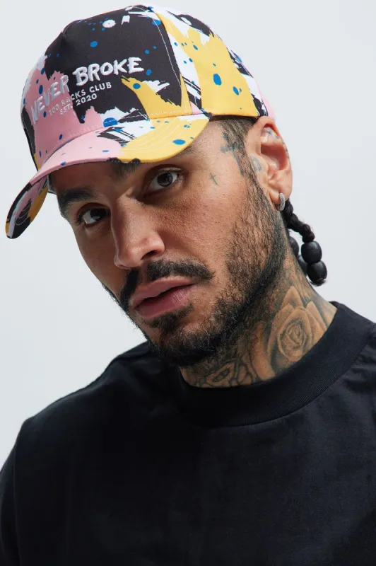 Never Broke Twill Trucker Hat - Multi Color sold by Fashion Nova