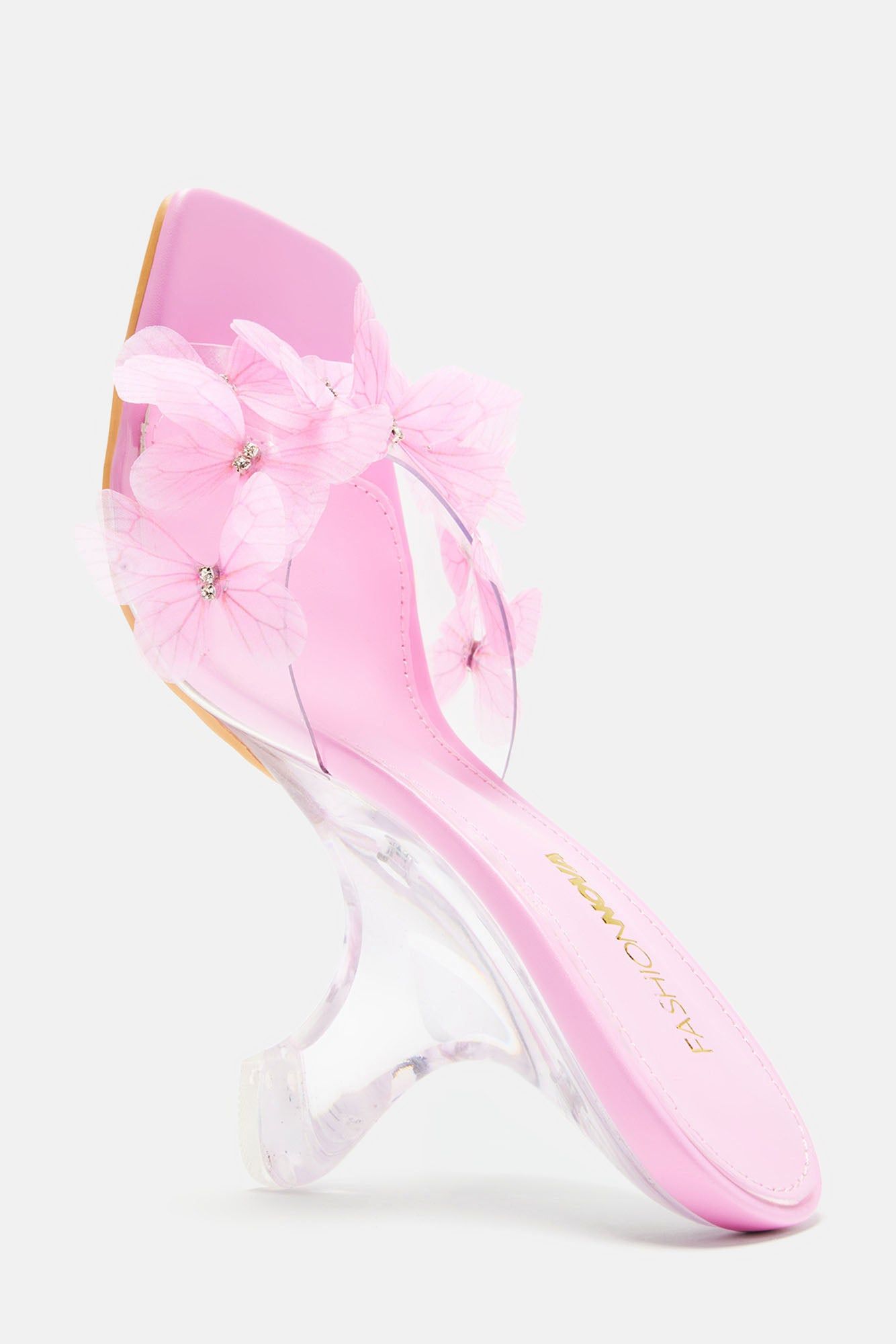 Sweet Wishes Wedges - Pink sold by Fashion Nova product image thumbnail 2