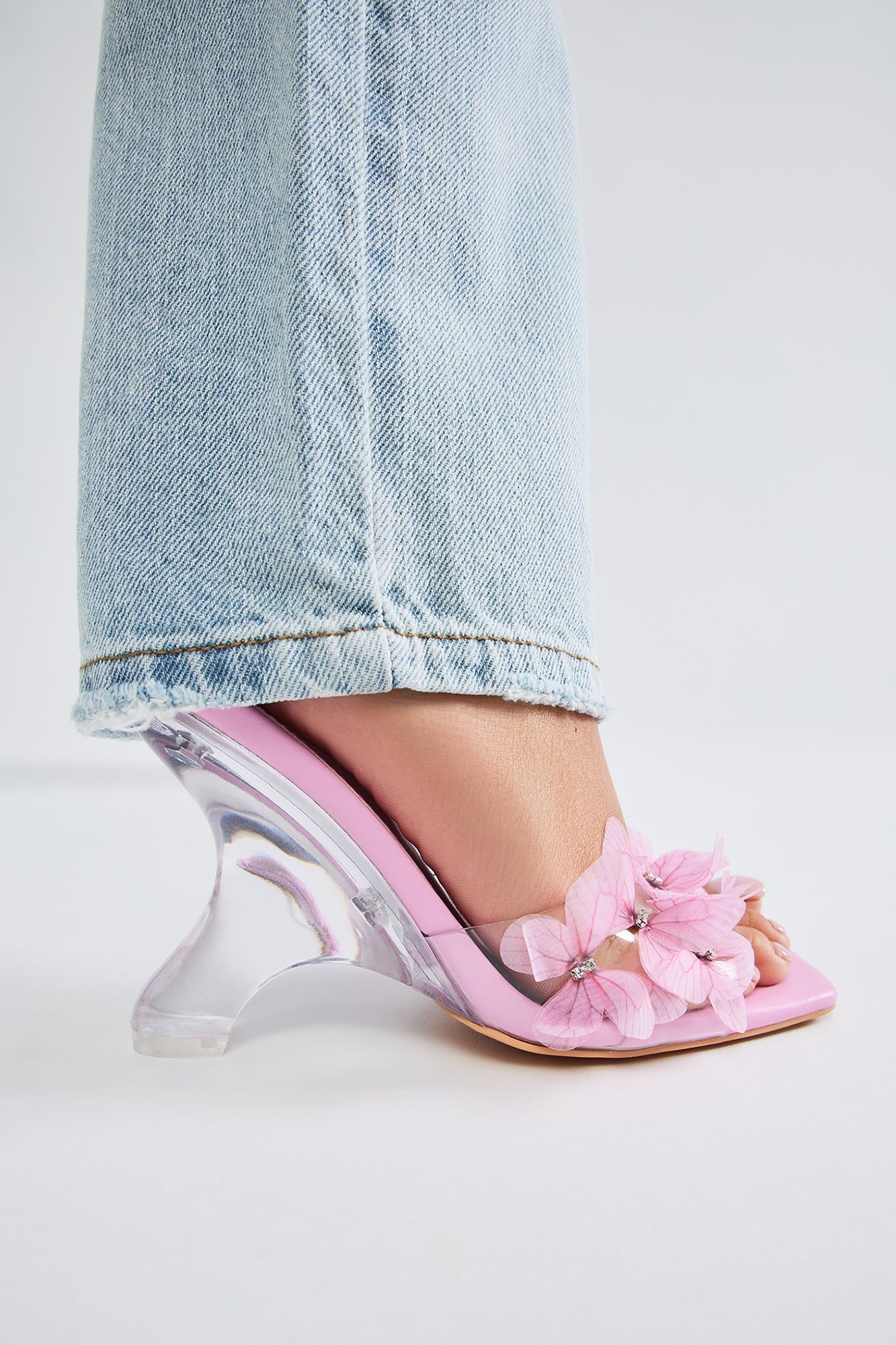 Sweet Wishes Wedges - Pink sold by Fashion Nova product image thumbnail 3