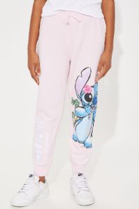 Mini Stitch Island Joggers - Pink sold by Fashion Nova