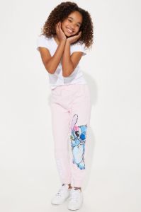 Mini Stitch Island Joggers - Pink sold by Fashion Nova