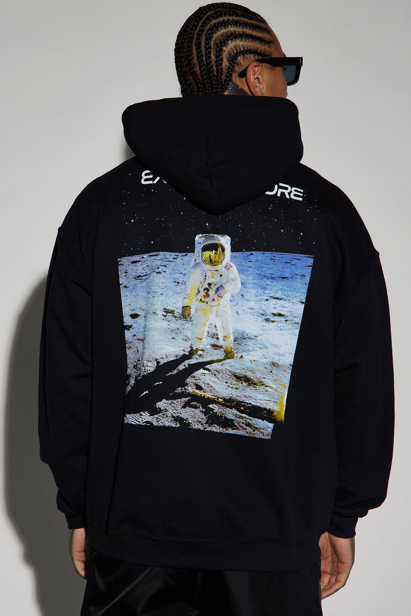 NASA Explore More Hoodie - Black sold by Fashion Nova product image thumbnail 4