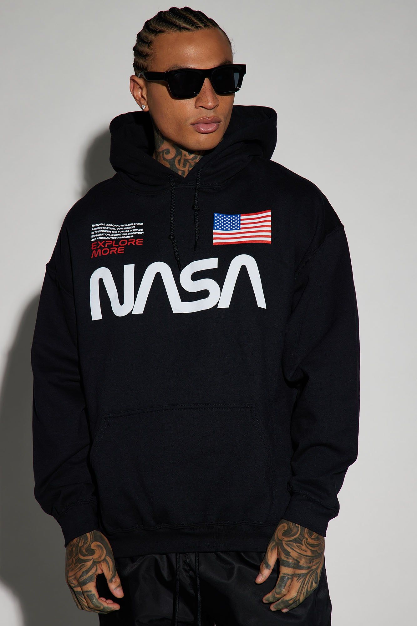 NASA Explore More Hoodie - Black sold by Fashion Nova