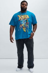 X-Men Oversized Short Sleeve Tee - Blue sold by Fashion Nova