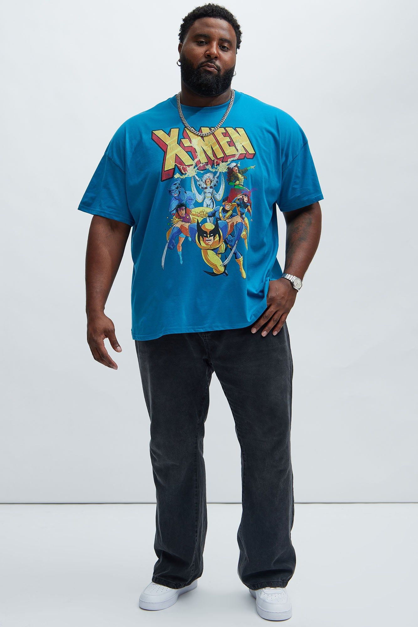 X-Men Oversized Short Sleeve Tee - Blue sold by Fashion Nova product image thumbnail 5