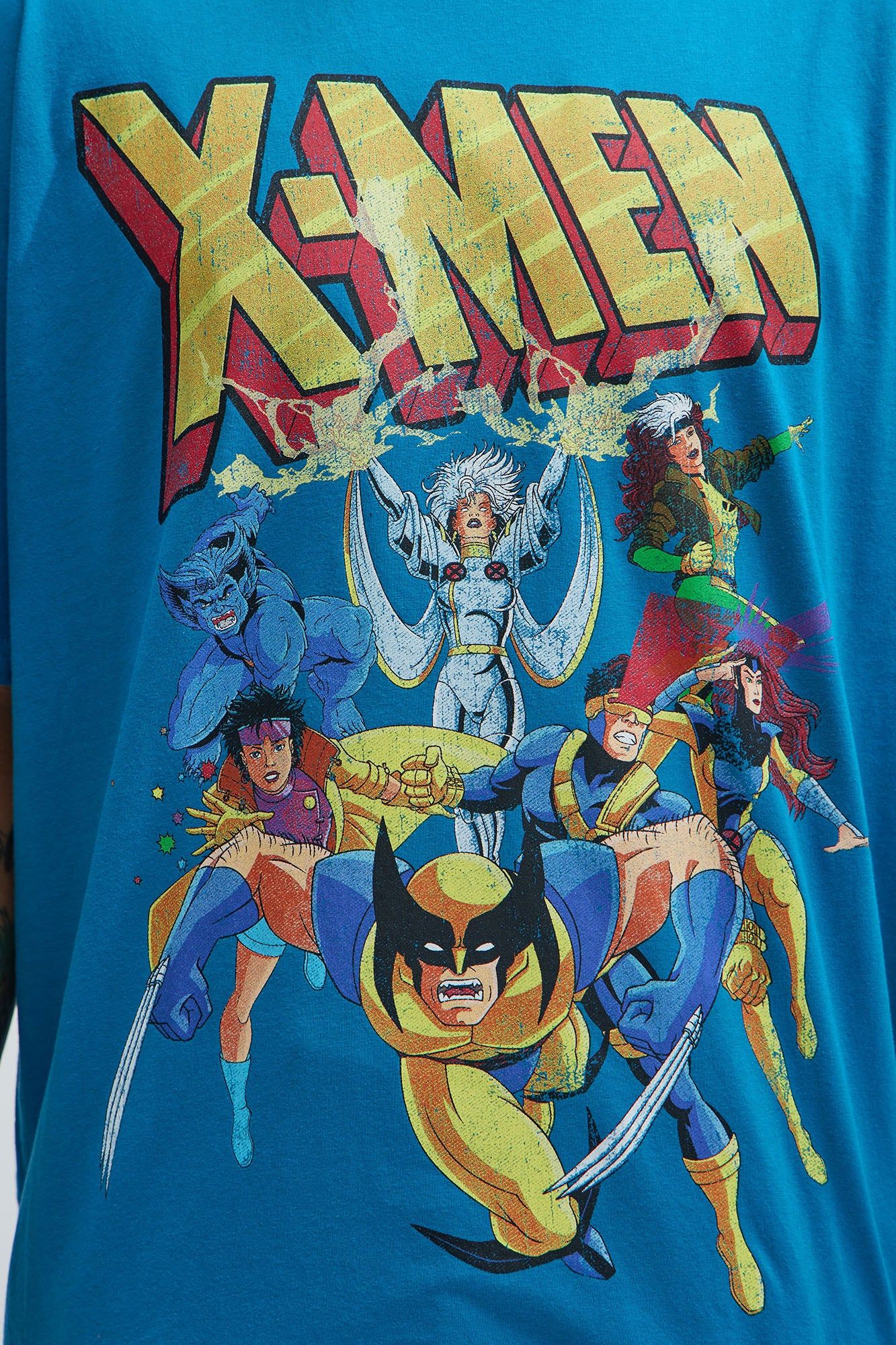X-Men Oversized Short Sleeve Tee - Blue sold by Fashion Nova product image thumbnail 3