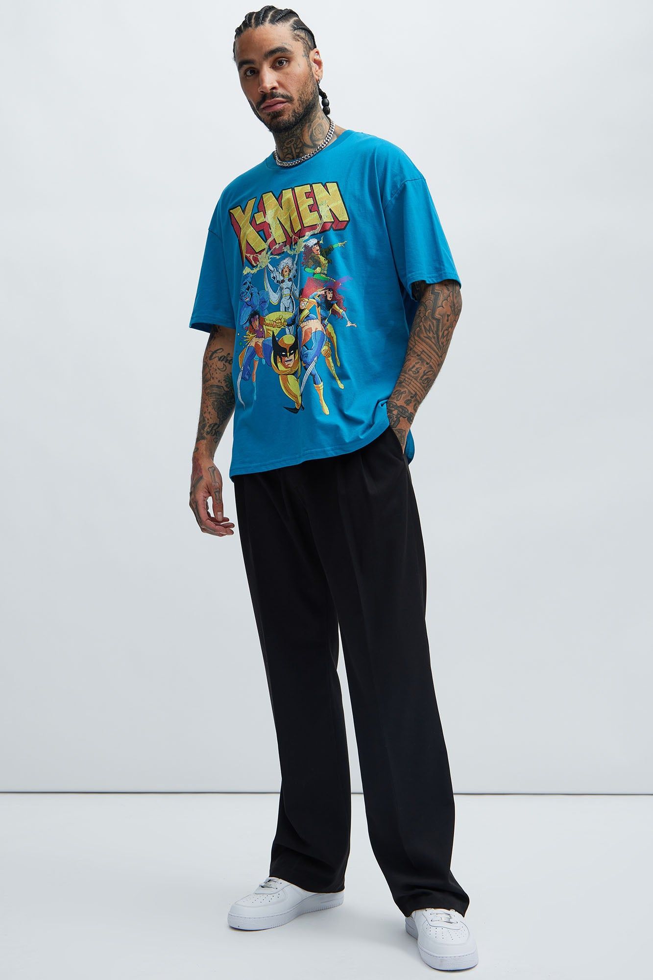 X-Men Oversized Short Sleeve Tee - Blue sold by Fashion Nova product image thumbnail 2