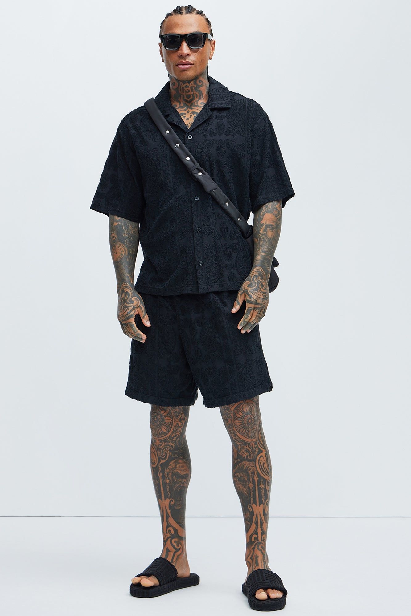 Link Textured Shirt - Black sold by Fashion Nova product image thumbnail 2