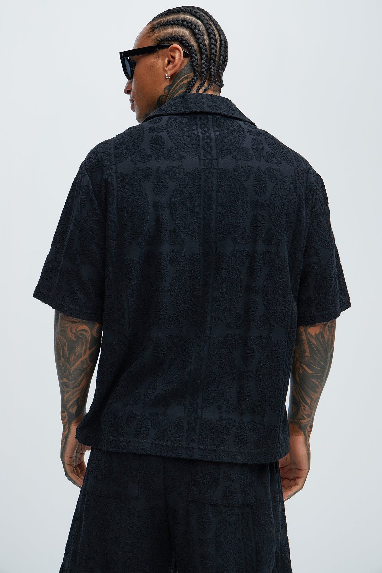 Link Textured Shirt - Black sold by Fashion Nova product image thumbnail 4