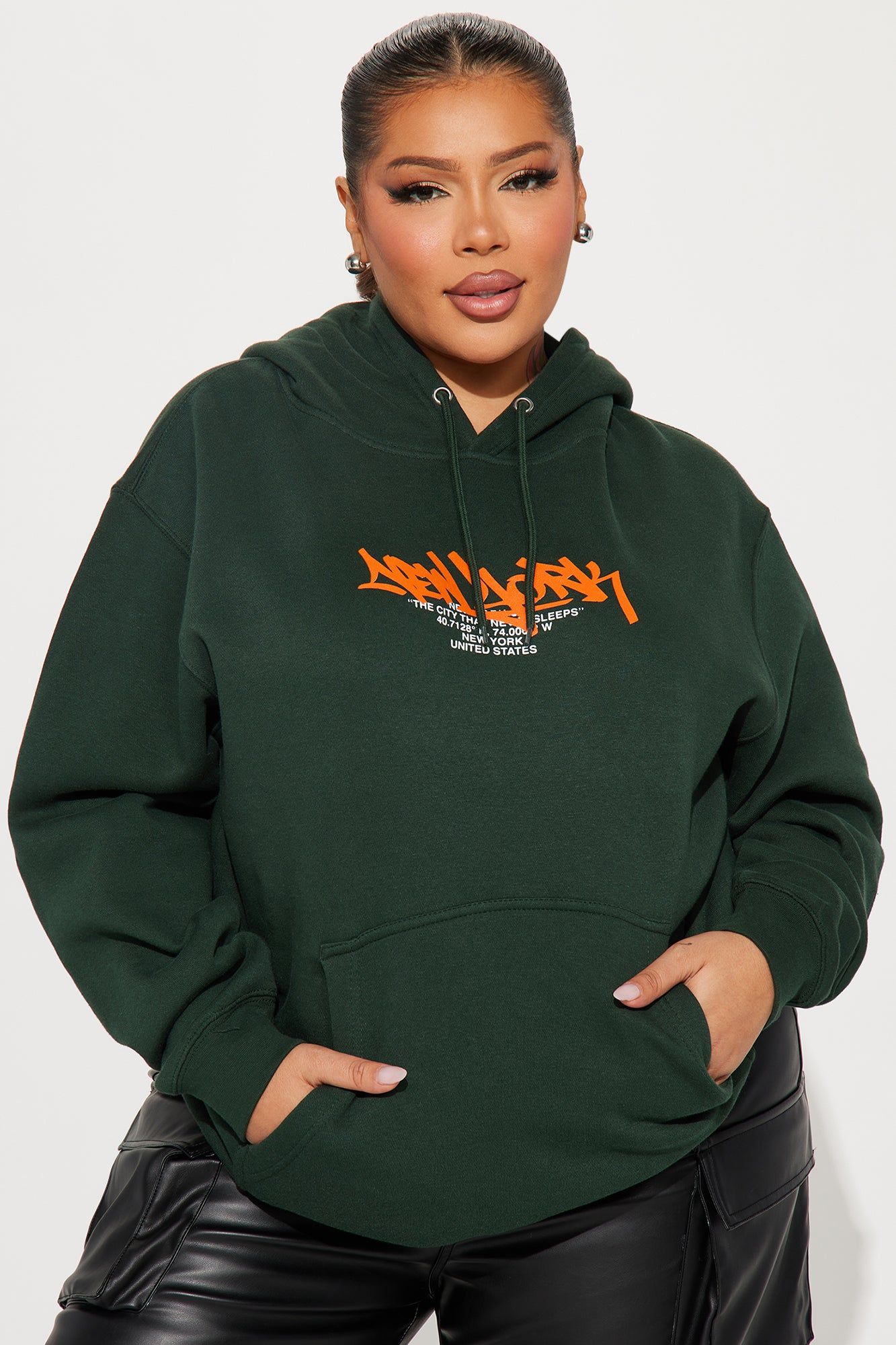 NYC Graff Hoodie - Hunter sold by Fashion Nova product image thumbnail 6