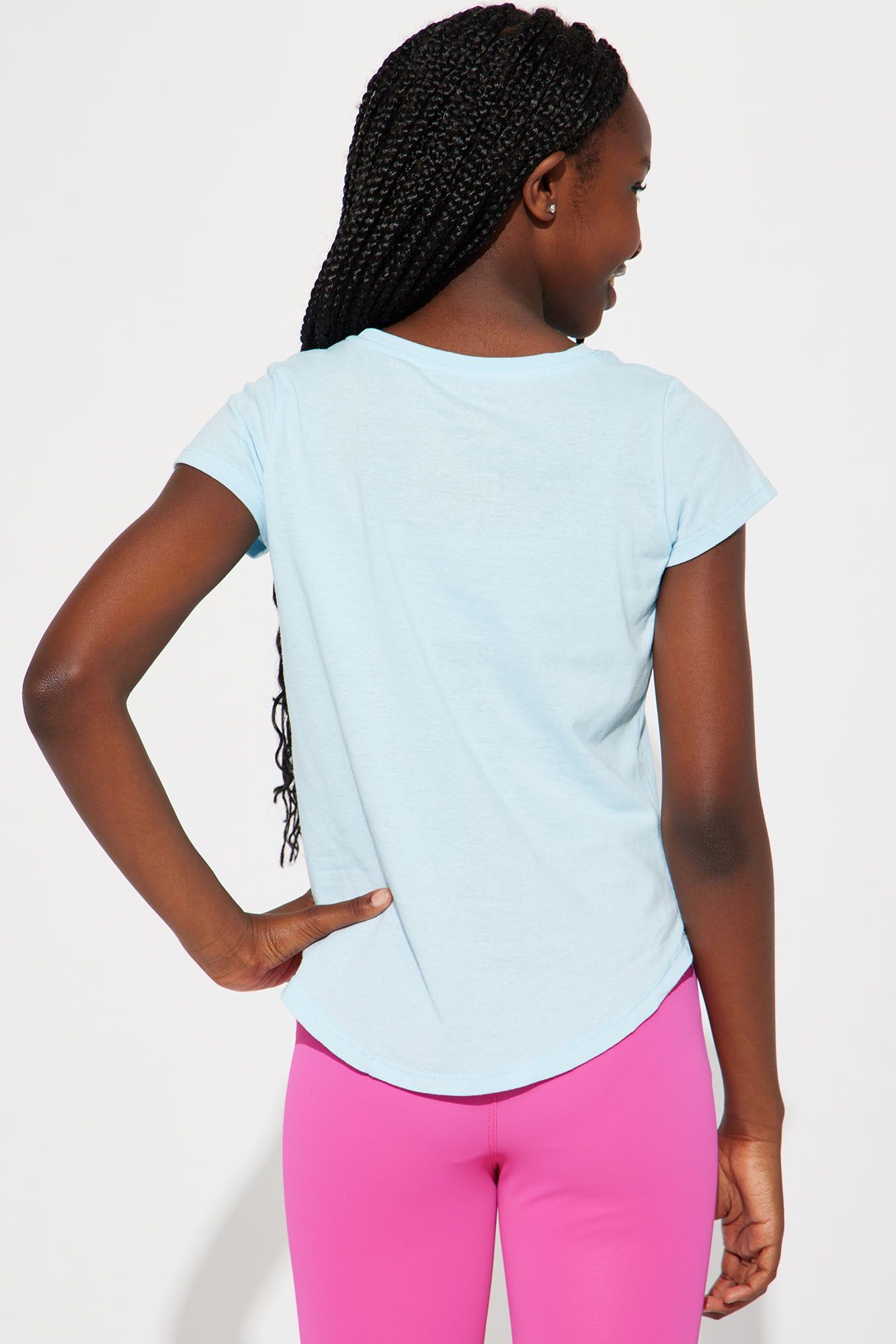 Mini The Little Mermaid Short Sleeve Tee - Light Blue sold by Fashion Nova product image thumbnail 4