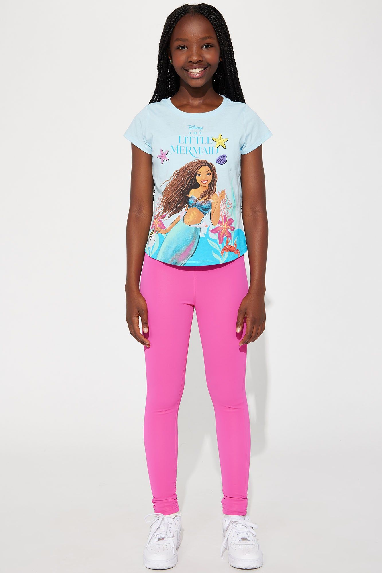 Mini The Little Mermaid Short Sleeve Tee - Light Blue sold by Fashion Nova product image thumbnail 2