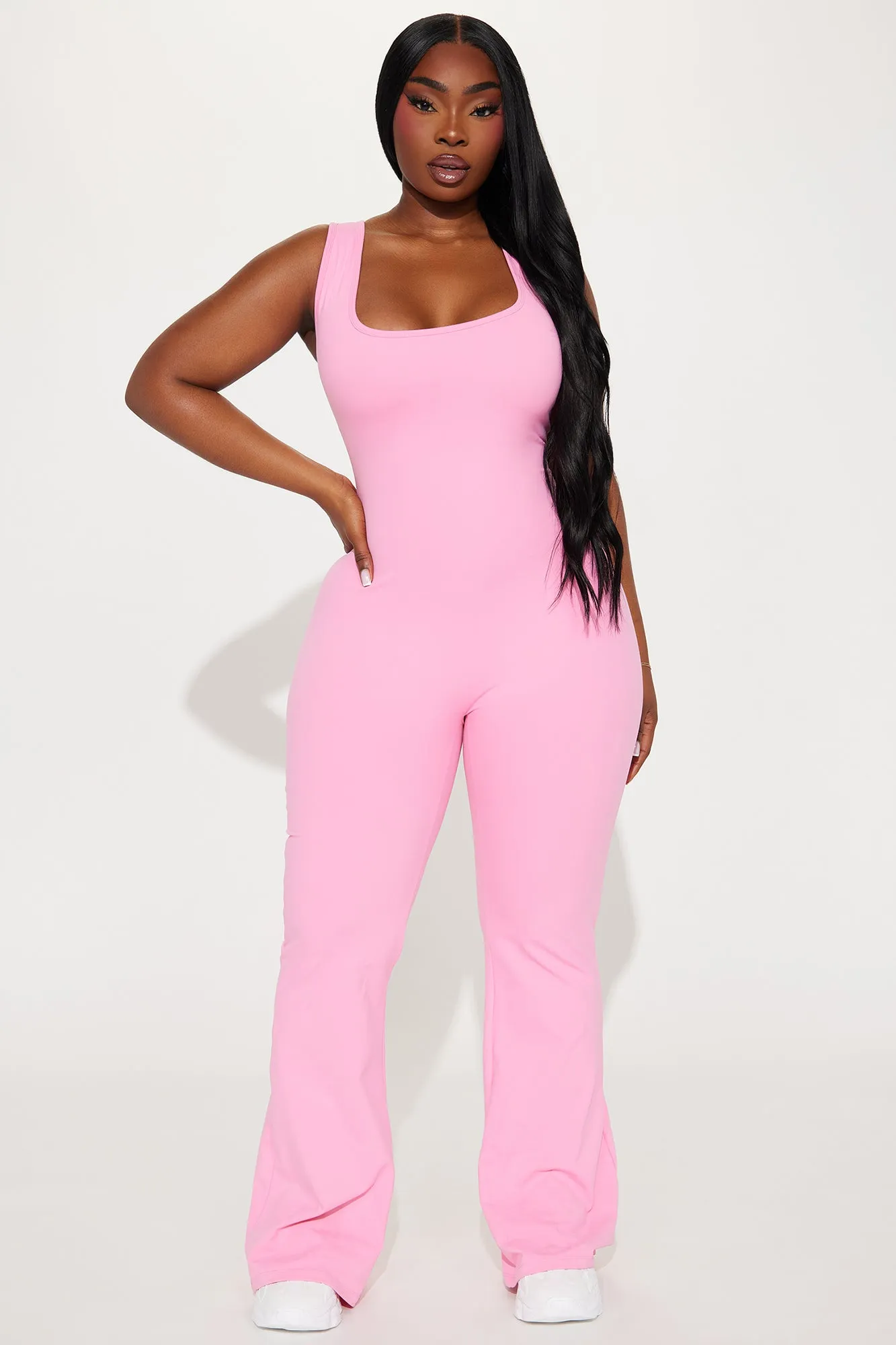 Body Burn Super Soft Active Jumpsuit - Bubblegum Pink sold by Fashion Nova product image thumbnail 5