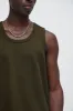 Kalel Textured Tank Top - Olive sold by Fashion Nova
