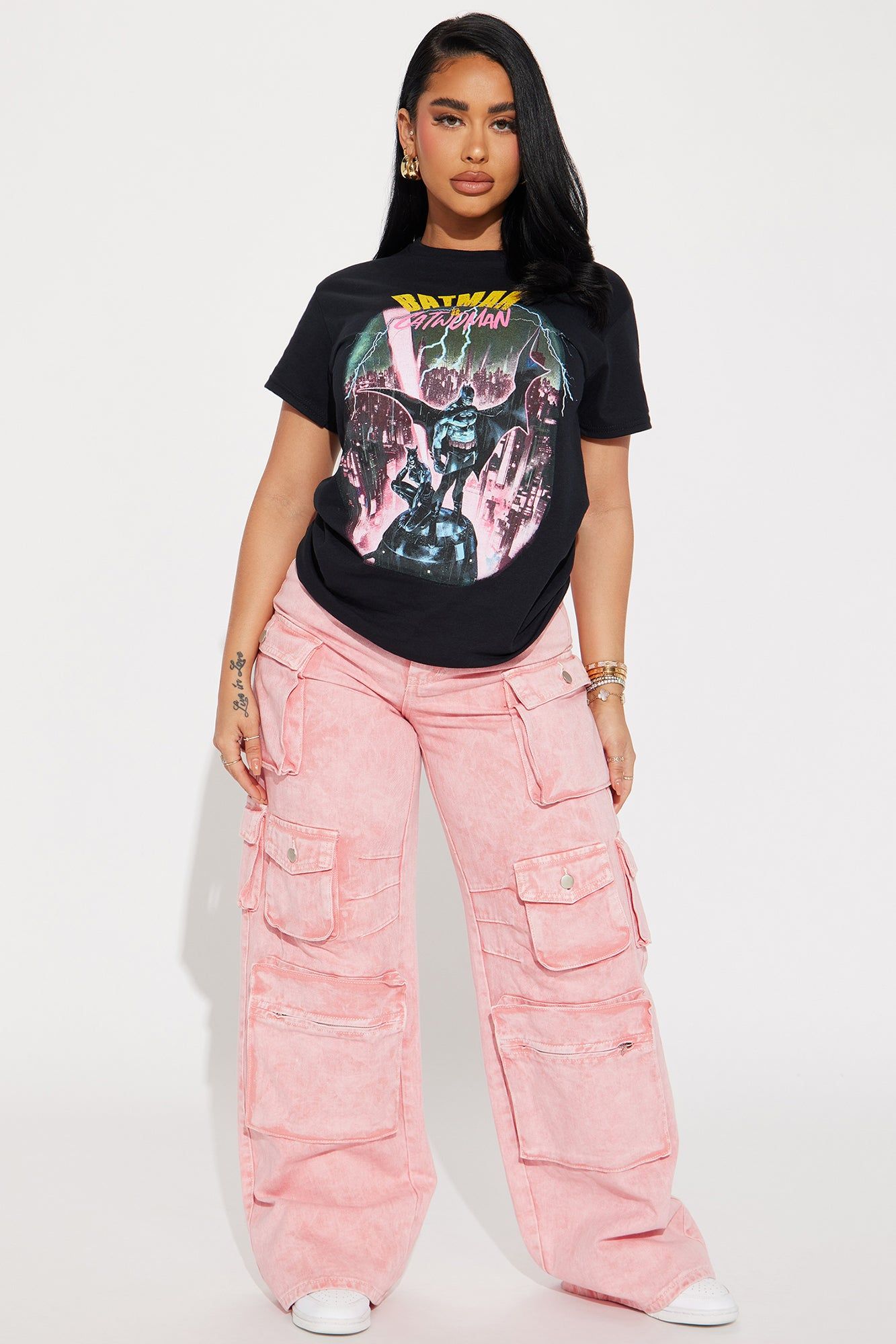 Batman And Catwoman Graphic Tee - Black sold by Fashion Nova product image thumbnail 2