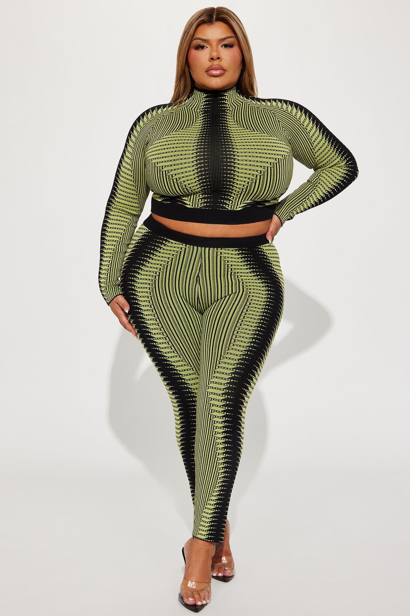 Kailee Sweater Legging Set - Lime sold by Fashion Nova product image thumbnail 4