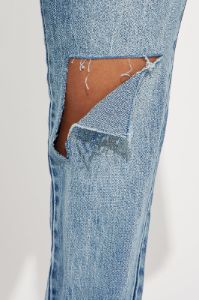 Catching Your Eye Stretch Straight Leg Jeans - Light Wash sold by Fashion Nova