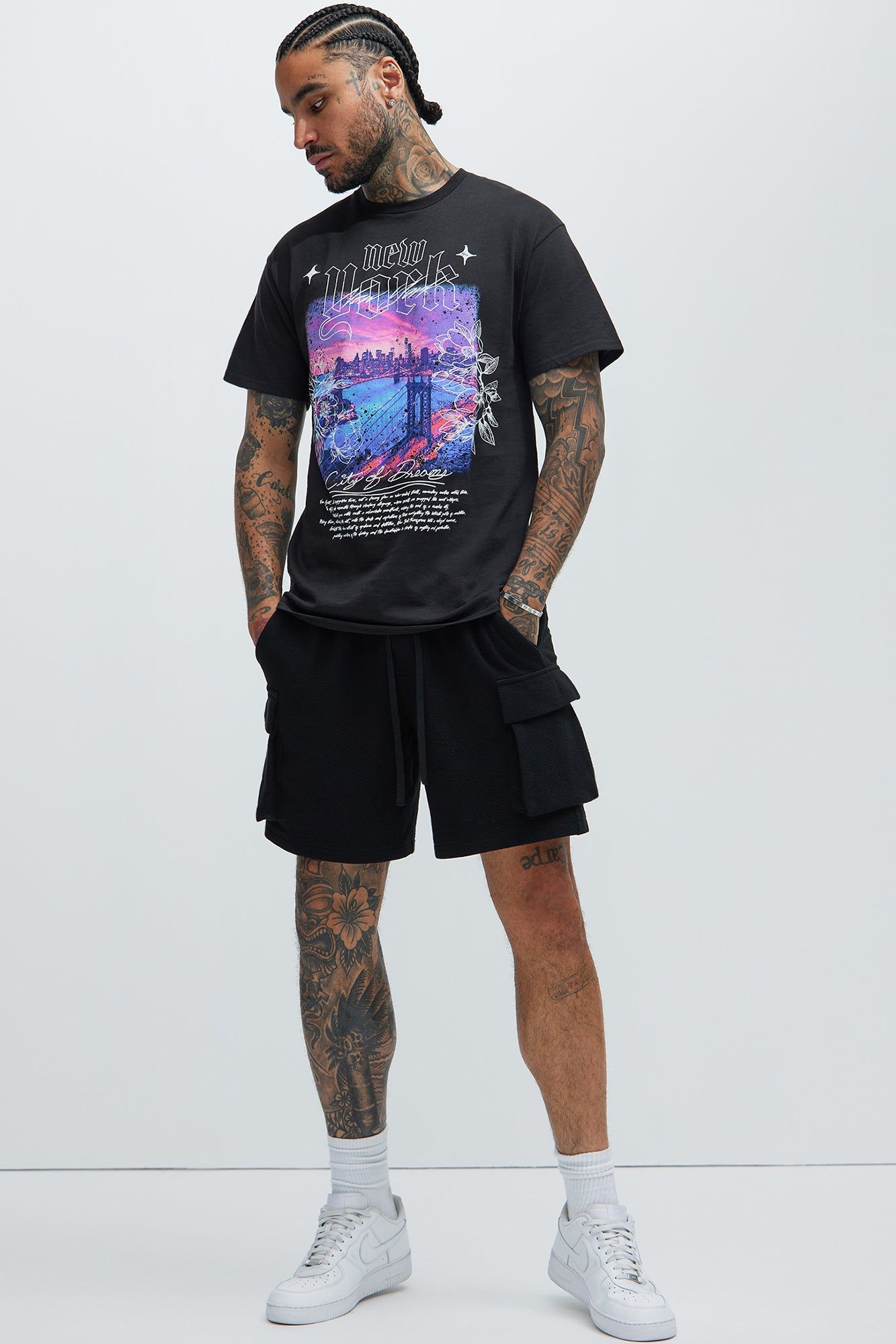 City Of Dreams NY Short Sleeve Tee - Black sold by Fashion Nova product image thumbnail 2