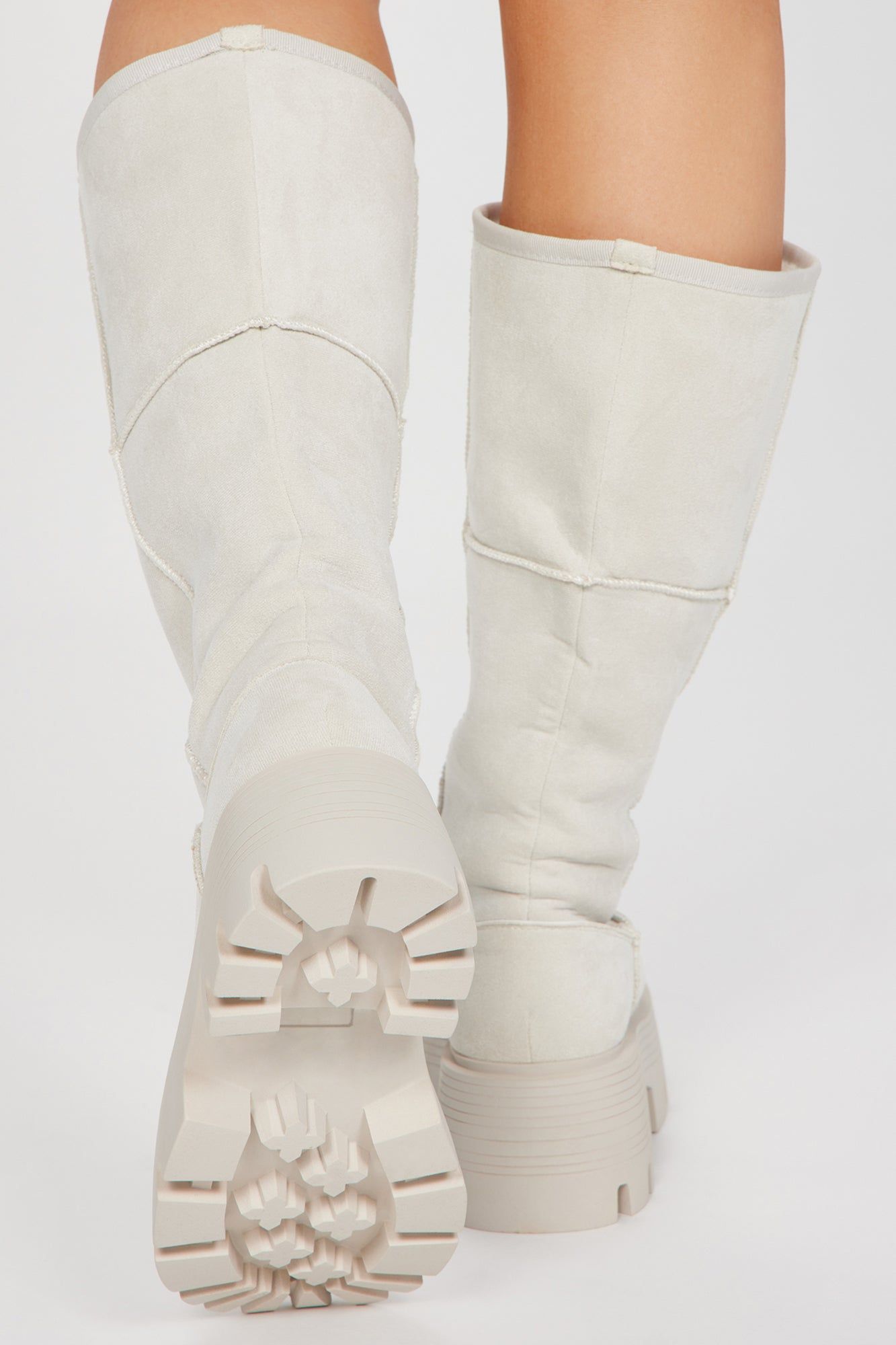 Warm Moments Knee High Boots - Ivory sold by Fashion Nova product image thumbnail 4