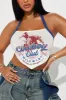 Cowboy Club Halter Top - Ivory sold by Fashion Nova
