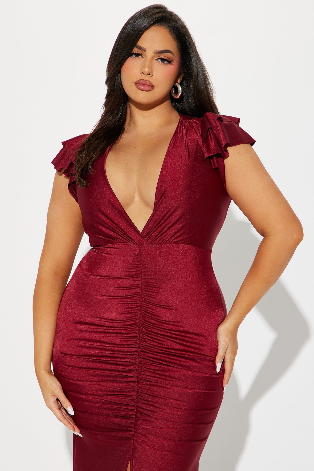 What You're Looking For Gown - Wine sold by Fashion Nova product image thumbnail 5