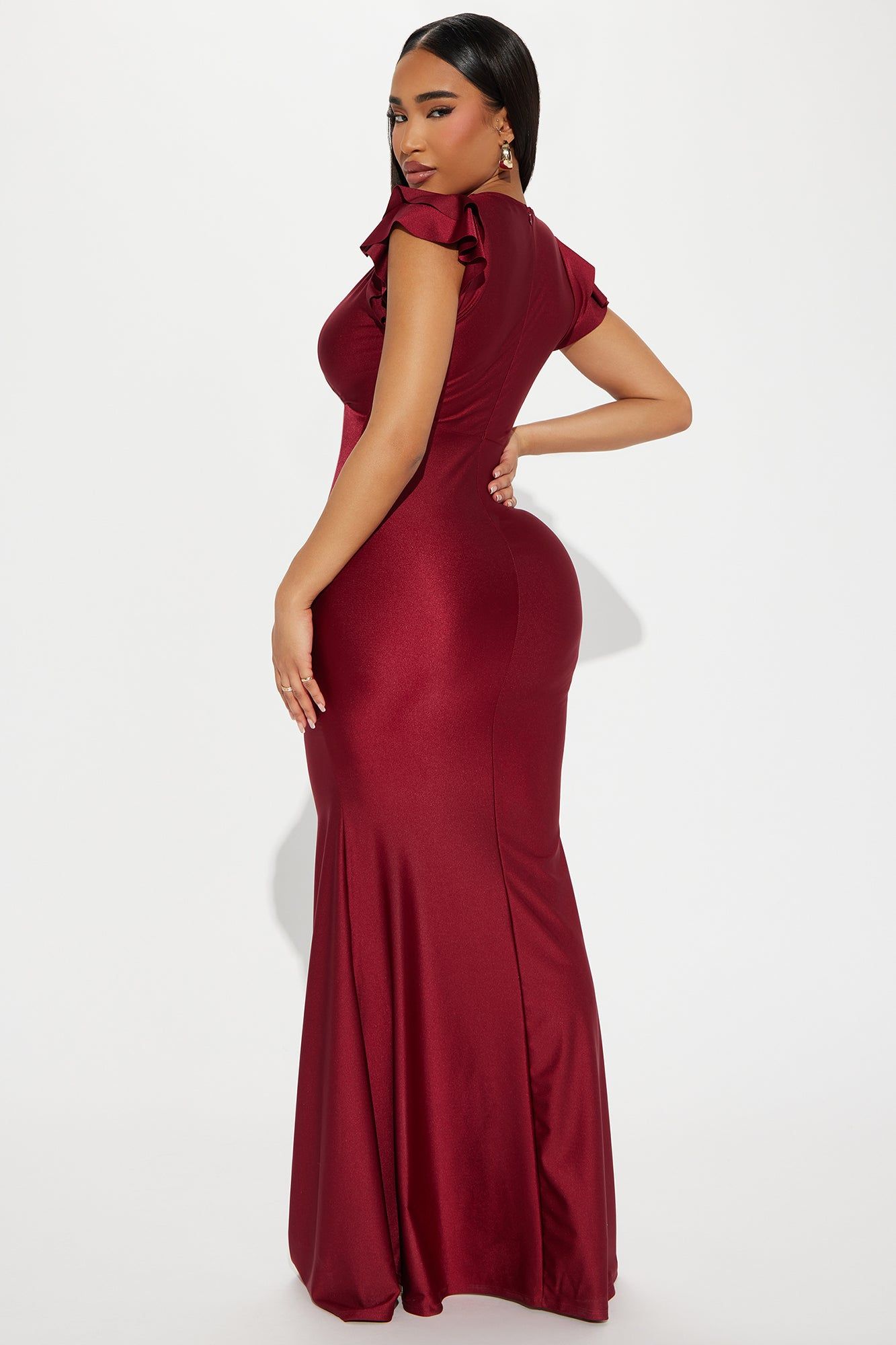 What You're Looking For Gown - Wine sold by Fashion Nova product image thumbnail 3