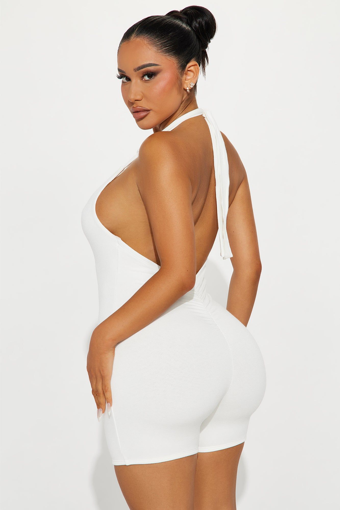 To Be Me Romper - Ivory sold by Fashion Nova product image thumbnail 3