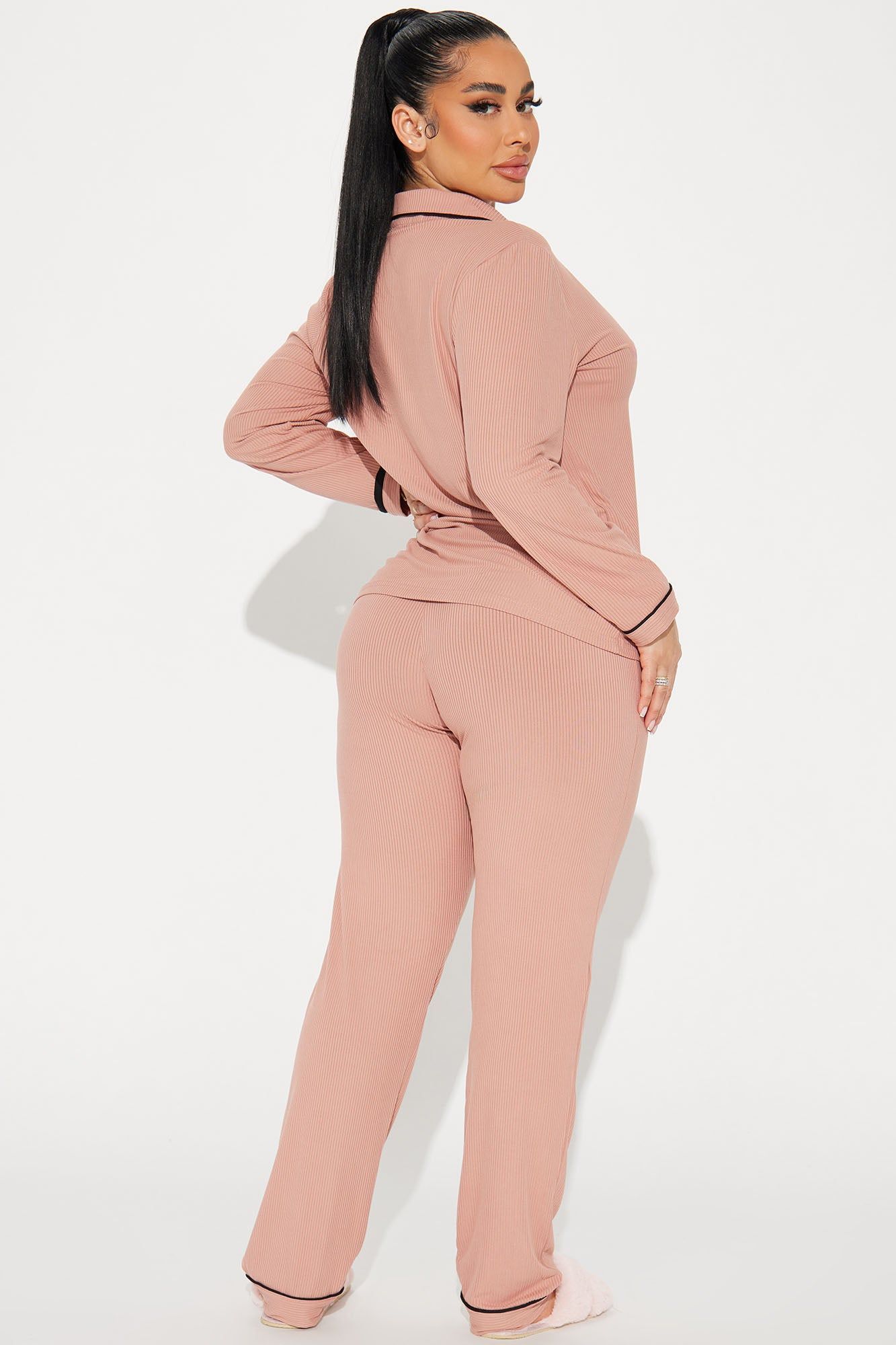 Cozy And Snuggly PJ Pants Set - Brown sold by Fashion Nova product image thumbnail 3