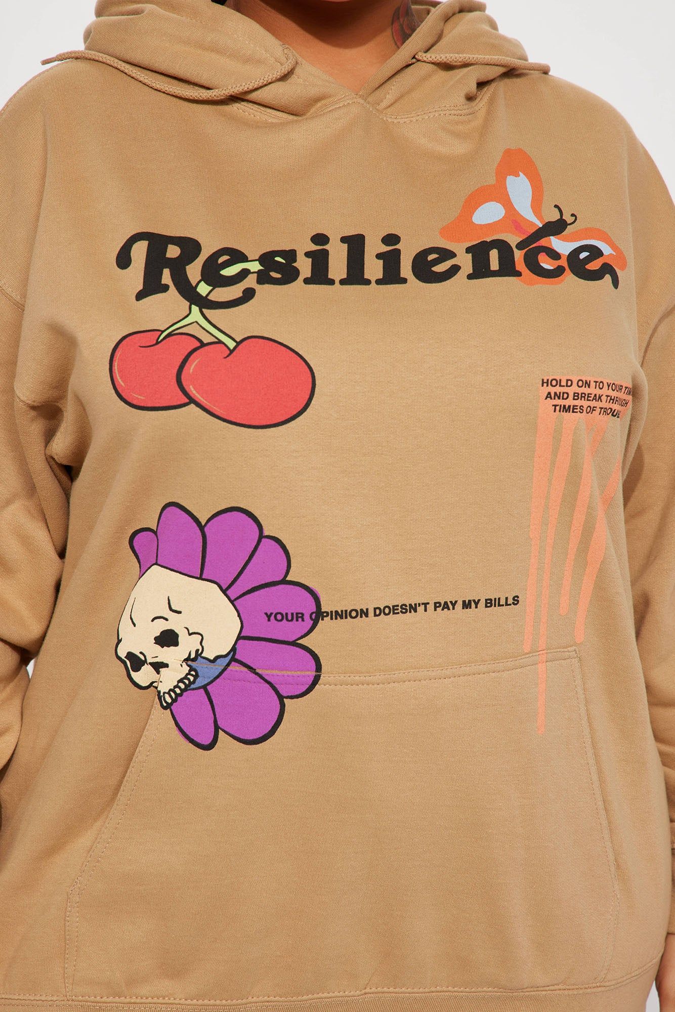 Resilience Graphic Hoodie - Nude sold by Fashion Nova product image thumbnail 7