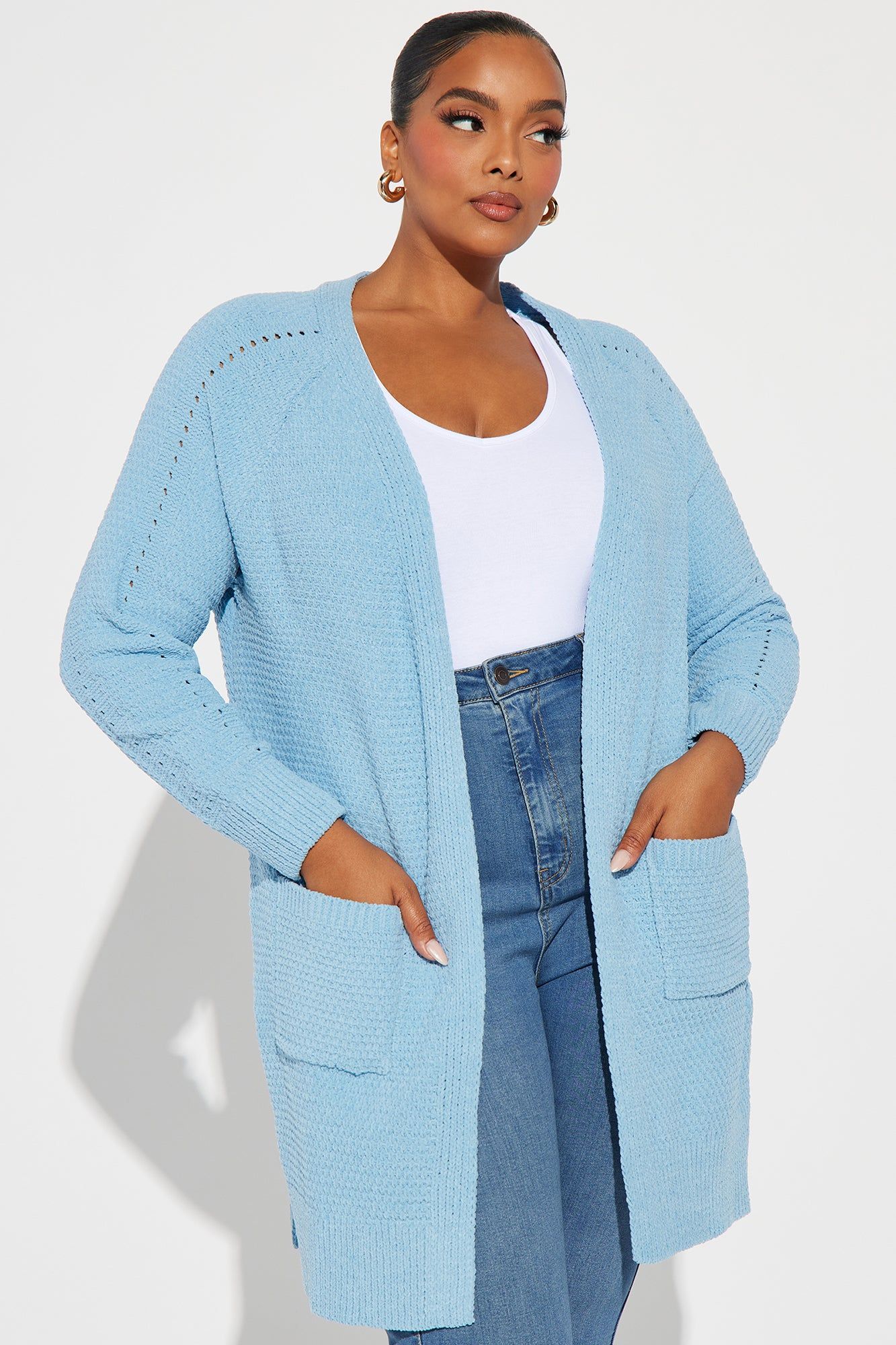 Cartia Cardigan - Blue sold by Fashion Nova product image thumbnail 4