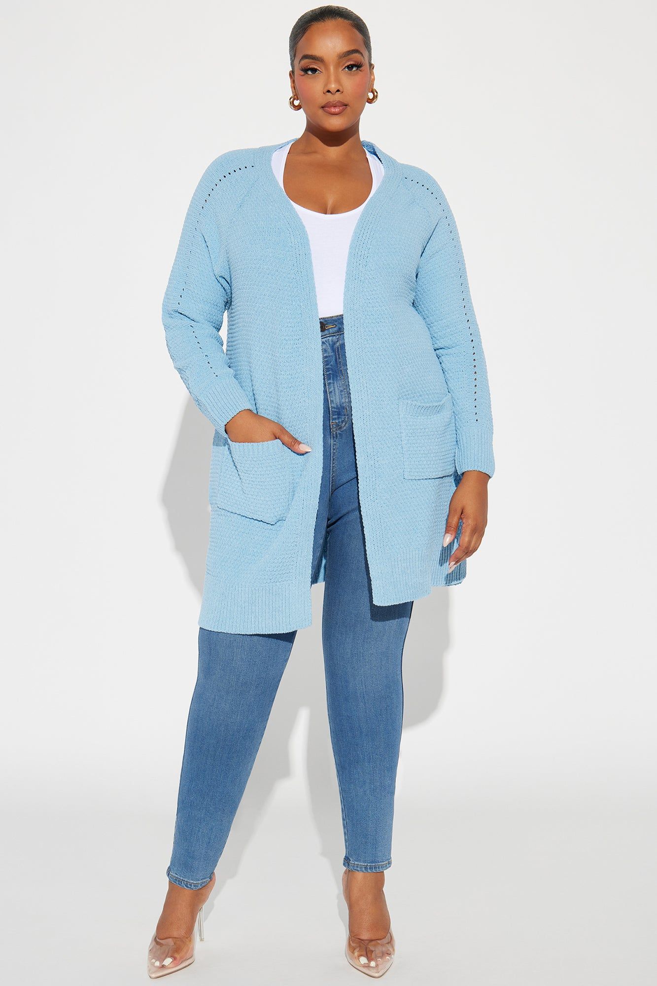 Cartia Cardigan - Blue sold by Fashion Nova product image thumbnail 5
