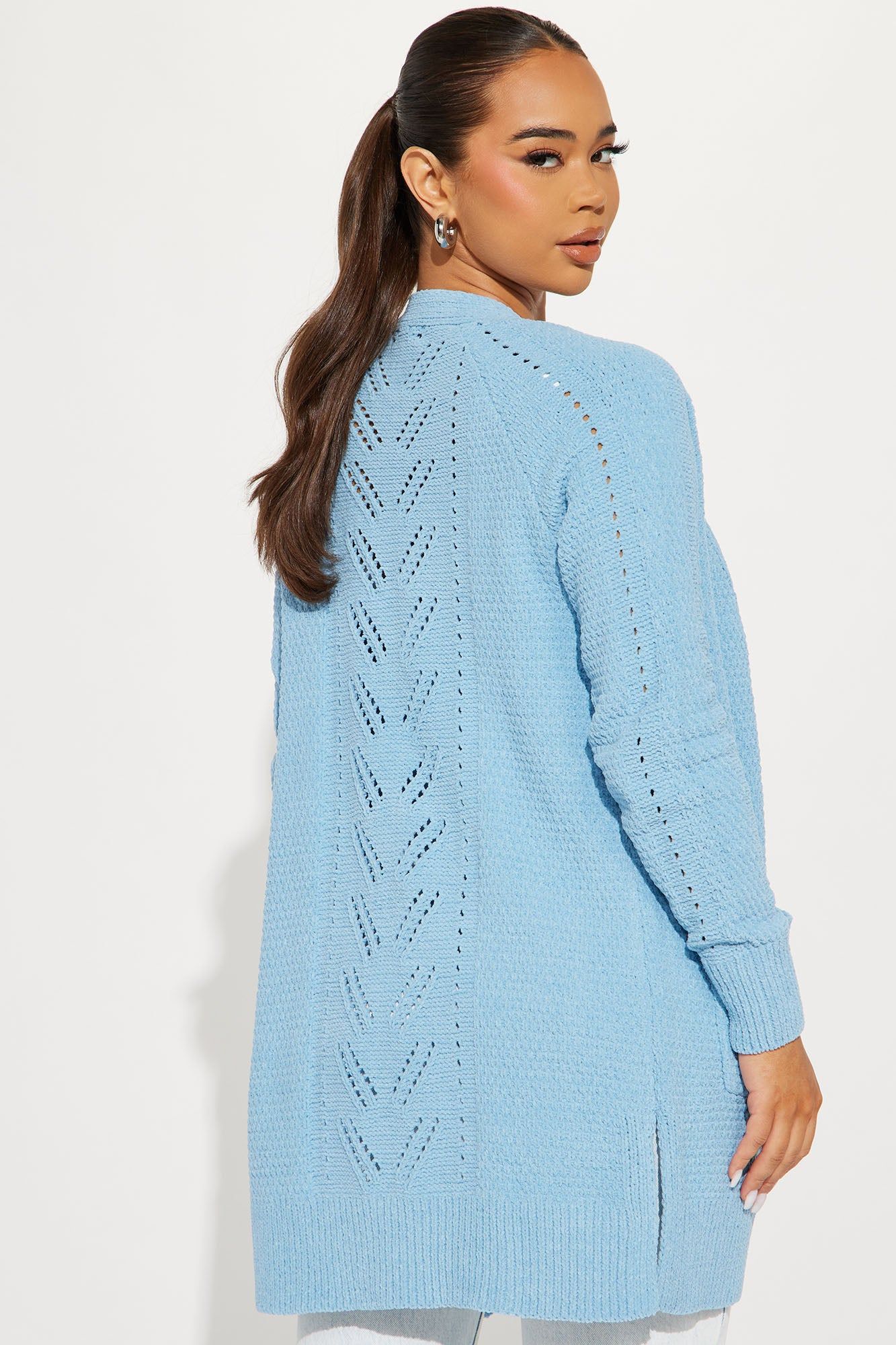 Cartia Cardigan - Blue sold by Fashion Nova product image thumbnail 3