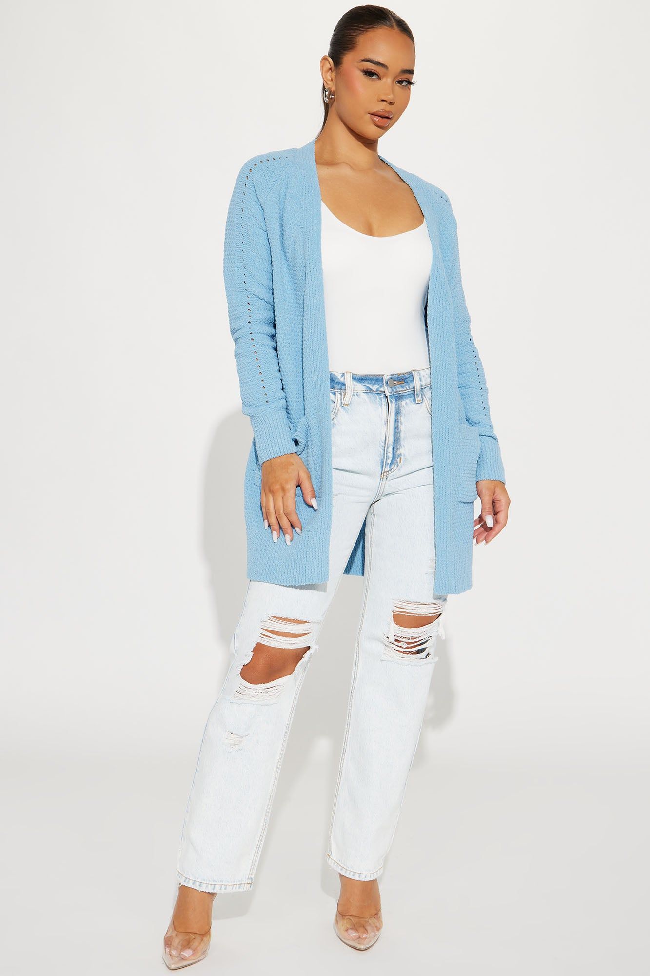 Cartia Cardigan - Blue sold by Fashion Nova product image thumbnail 2