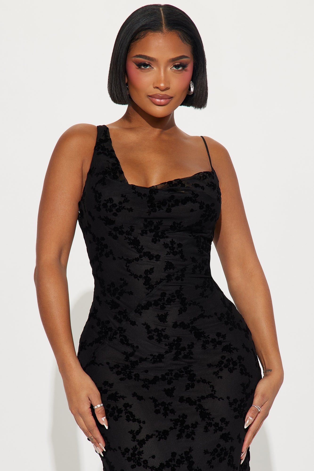 Sarah Mesh Maxi Dress - Black sold by Fashion Nova product image thumbnail 2
