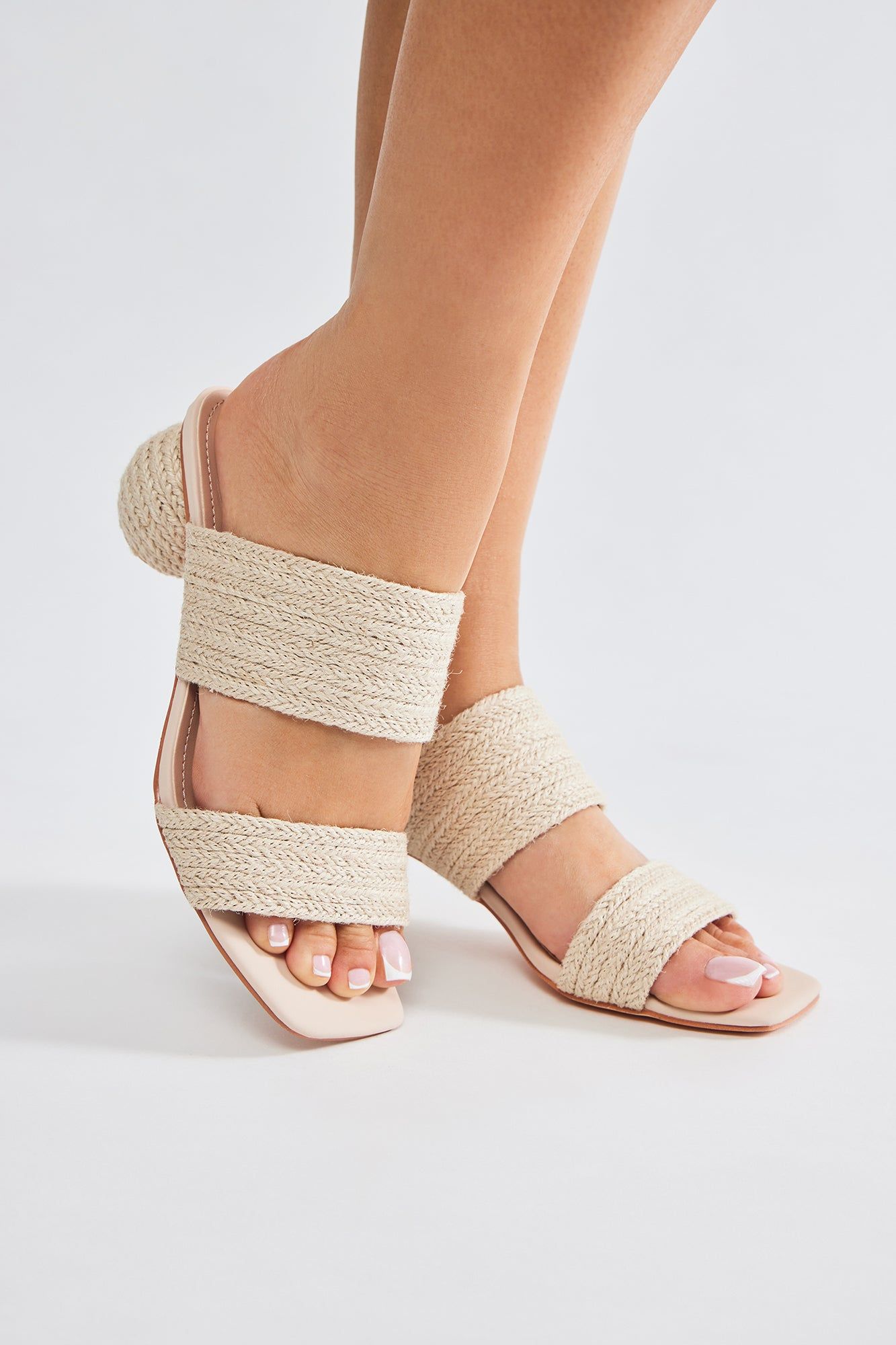 Off To Paradise Heeled Sandals - Natural/Combo sold by Fashion Nova product image thumbnail 3