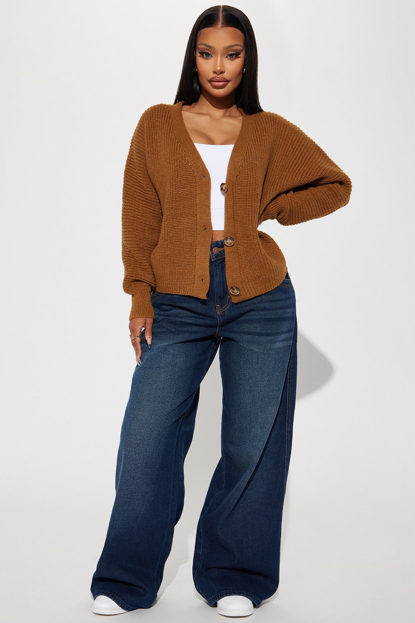 Morning Stroll Cardigan - Brown sold by Fashion Nova product image thumbnail 2