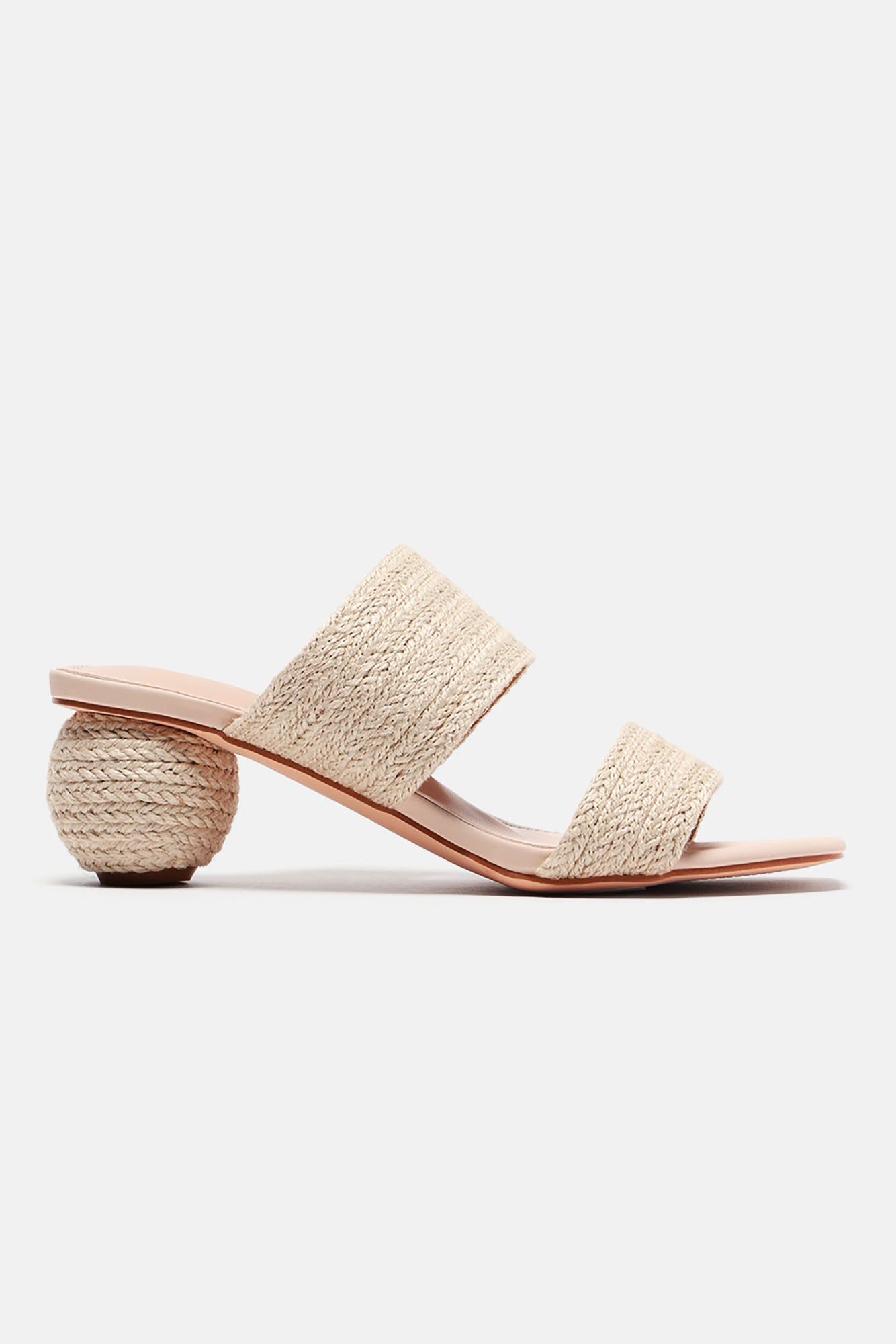 Off To Paradise Heeled Sandals - Natural/Combo sold by Fashion Nova product image thumbnail 2