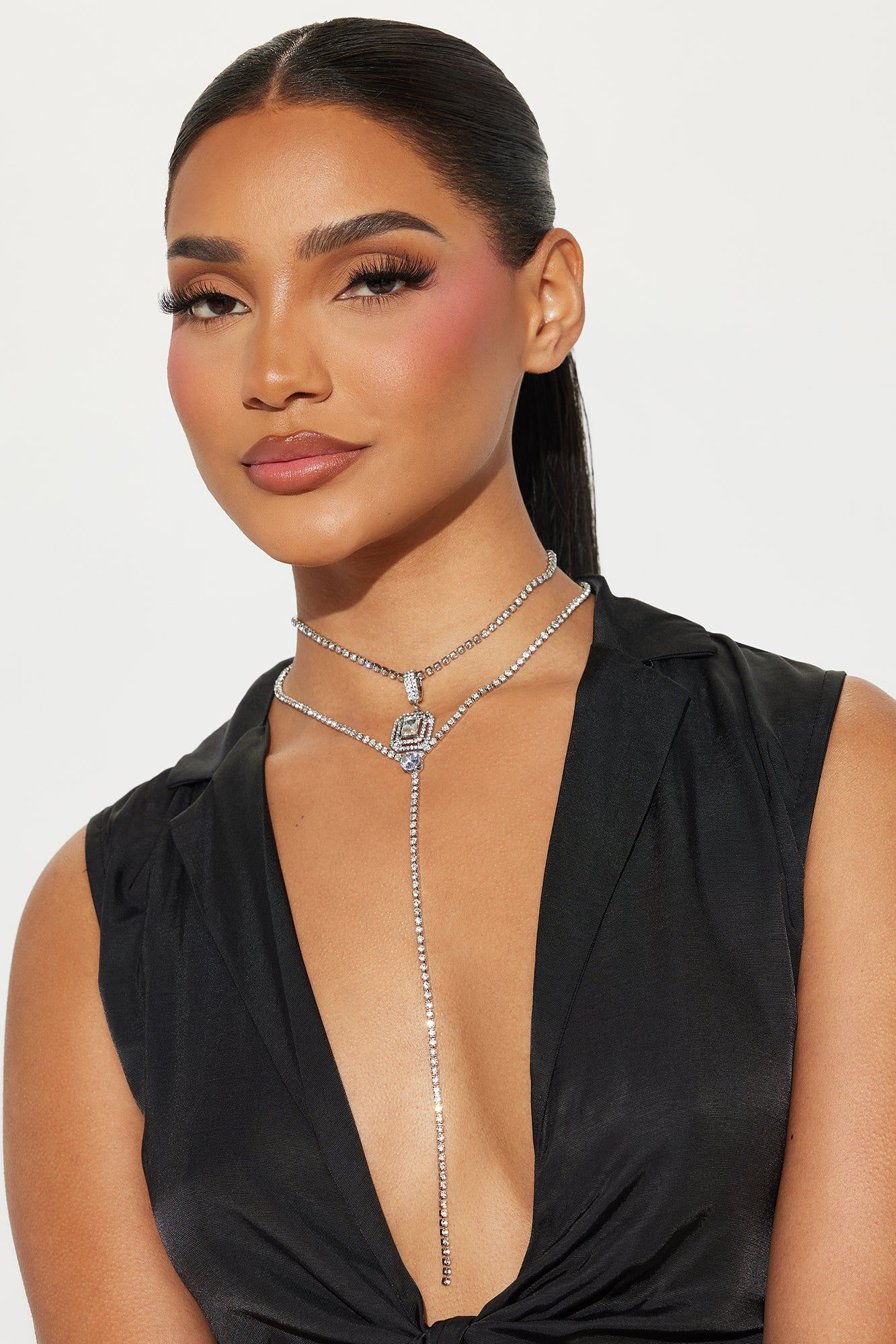 Just Teasing You Necklace - Silver sold by Fashion Nova product image thumbnail 2