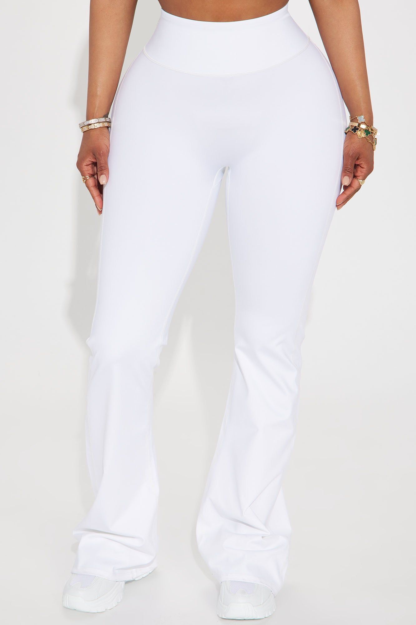 Claudia Elevate Active Yoga Pant - White sold by Fashion Nova