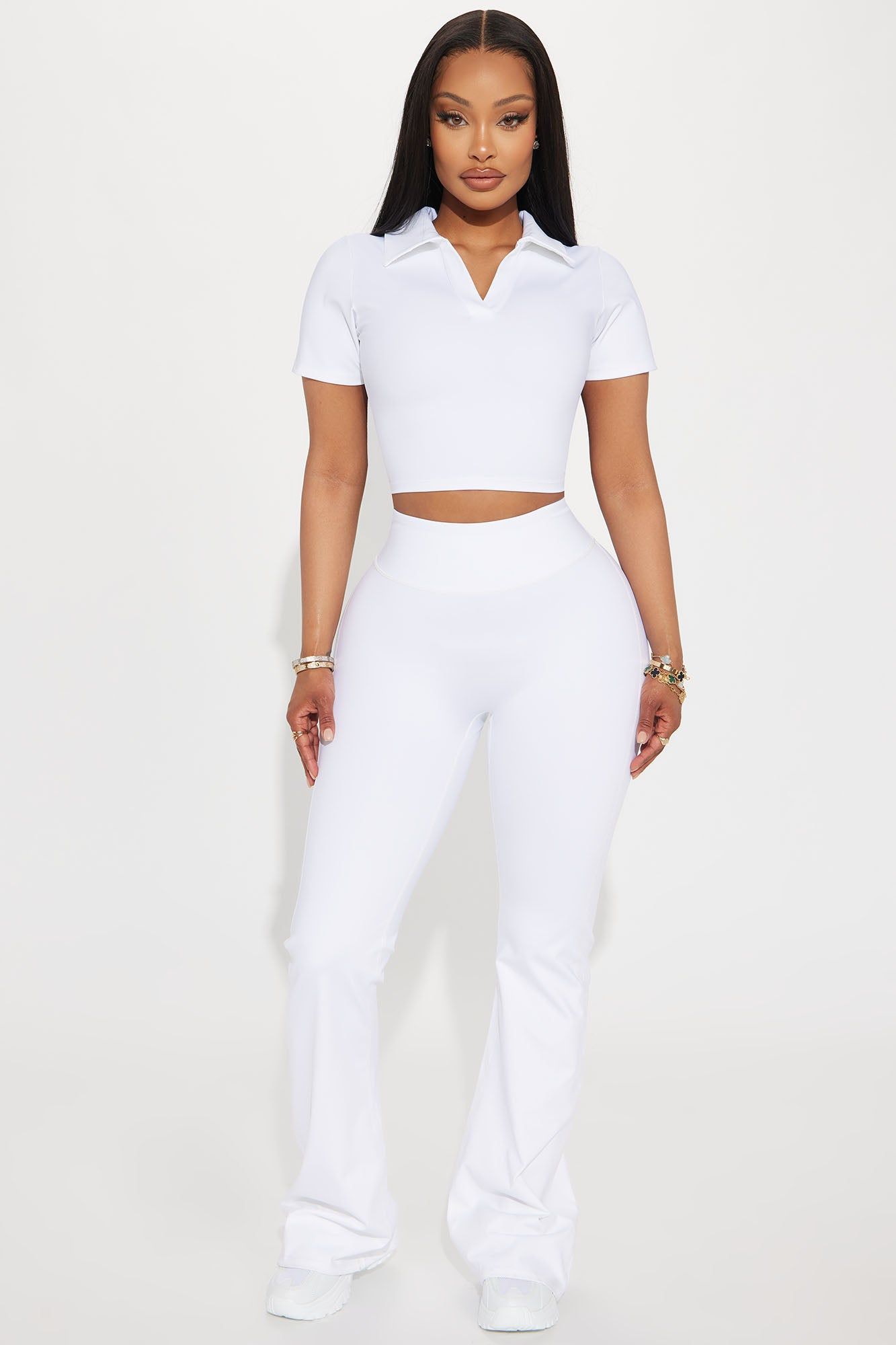 Claudia Elevate Active Yoga Pant - White sold by Fashion Nova product image thumbnail 2