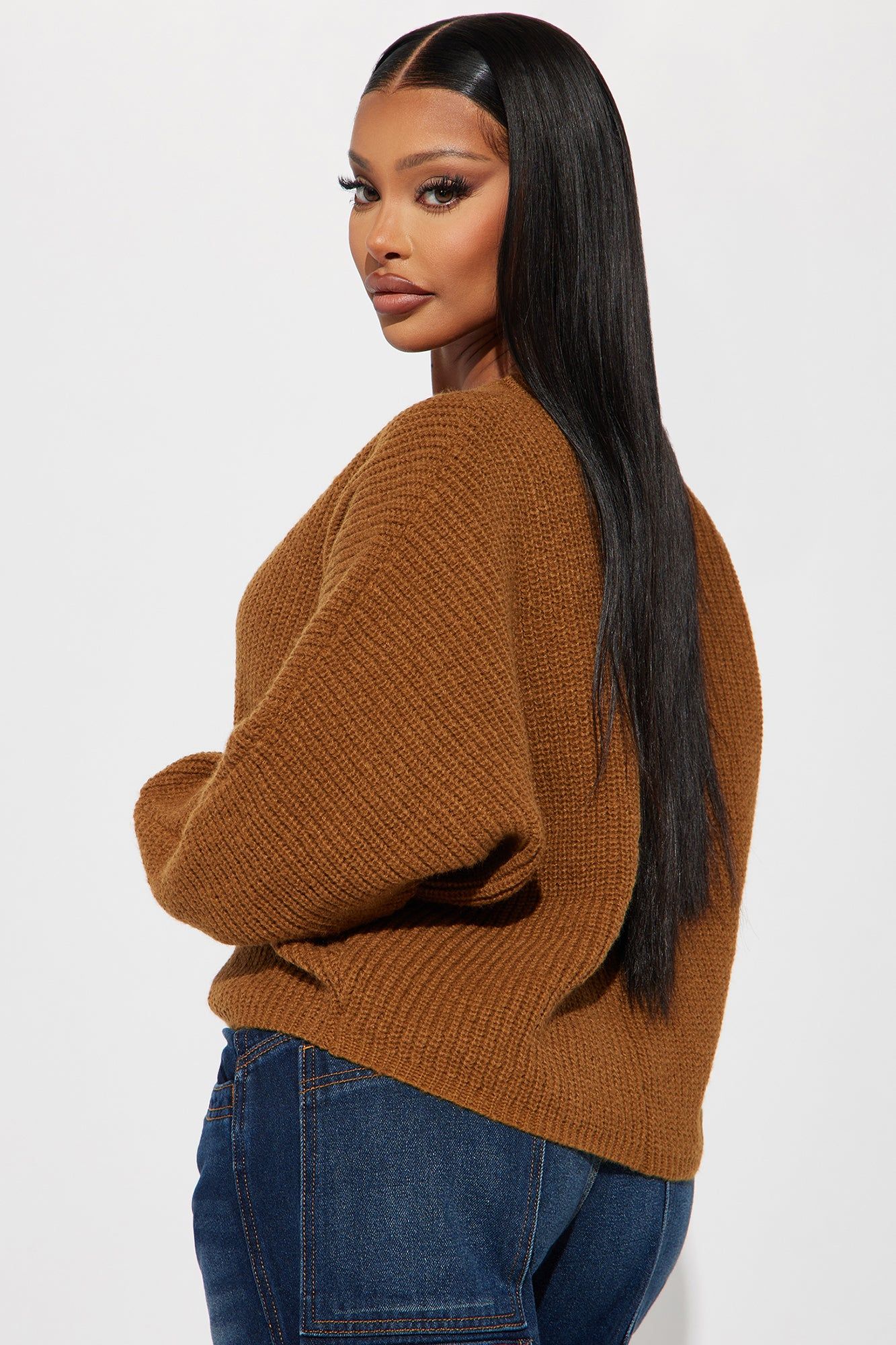 Morning Stroll Cardigan - Brown sold by Fashion Nova product image thumbnail 3
