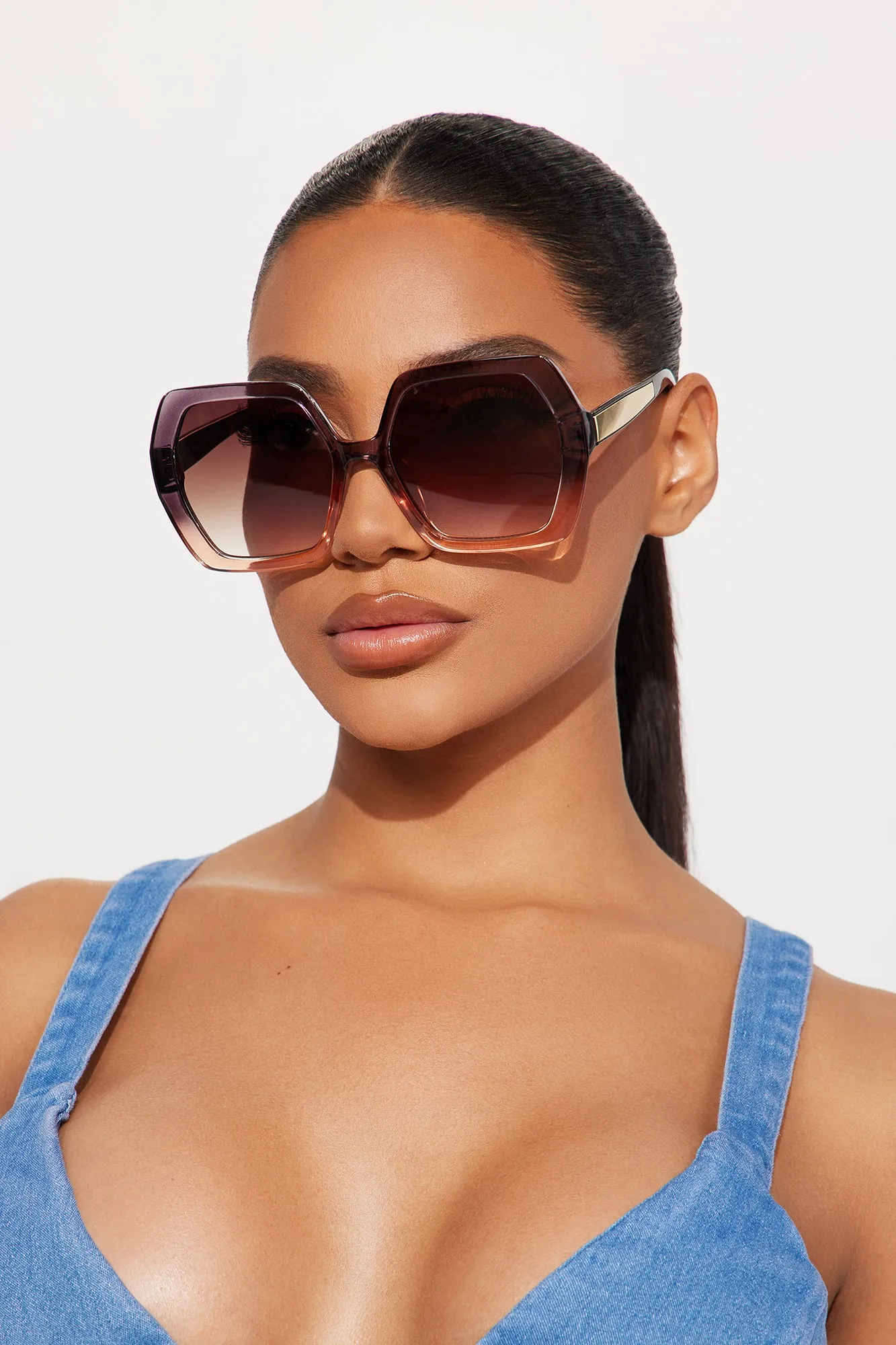 Favorite Daughter Sunglasses - Purple/combo sold by Fashion Nova product image thumbnail 2