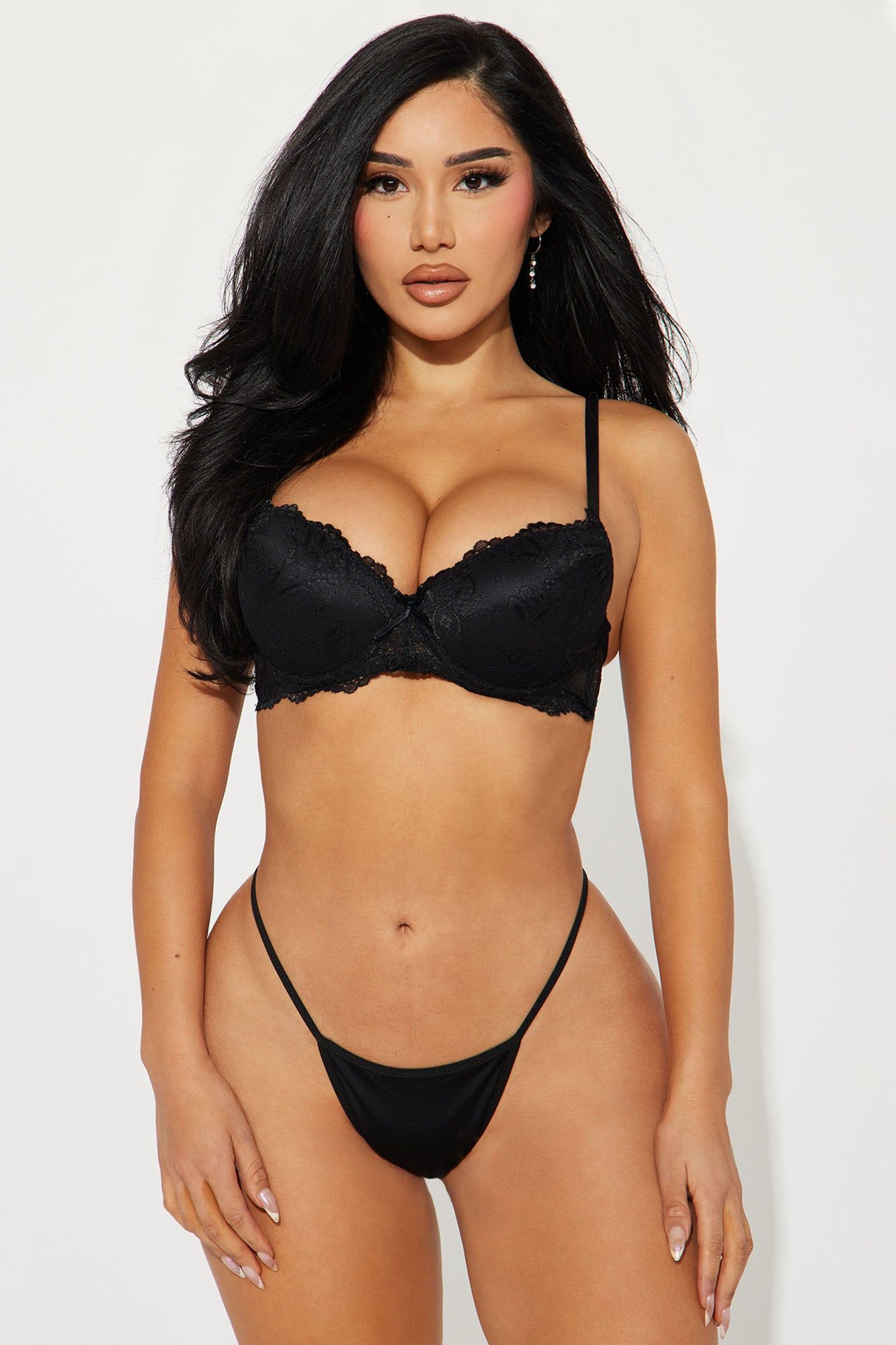 Ready For It Extreme Push Up 2 Pack Bras - Black/Red sold by Fashion Nova product image thumbnail 3