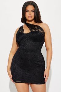 Lolita Lace Micro Mini Dress - Black sold by Fashion Nova