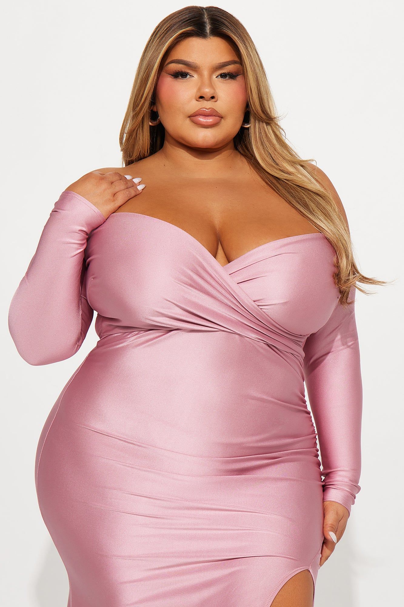 Kellie Tricot Gown - Pink sold by Fashion Nova product image thumbnail 5