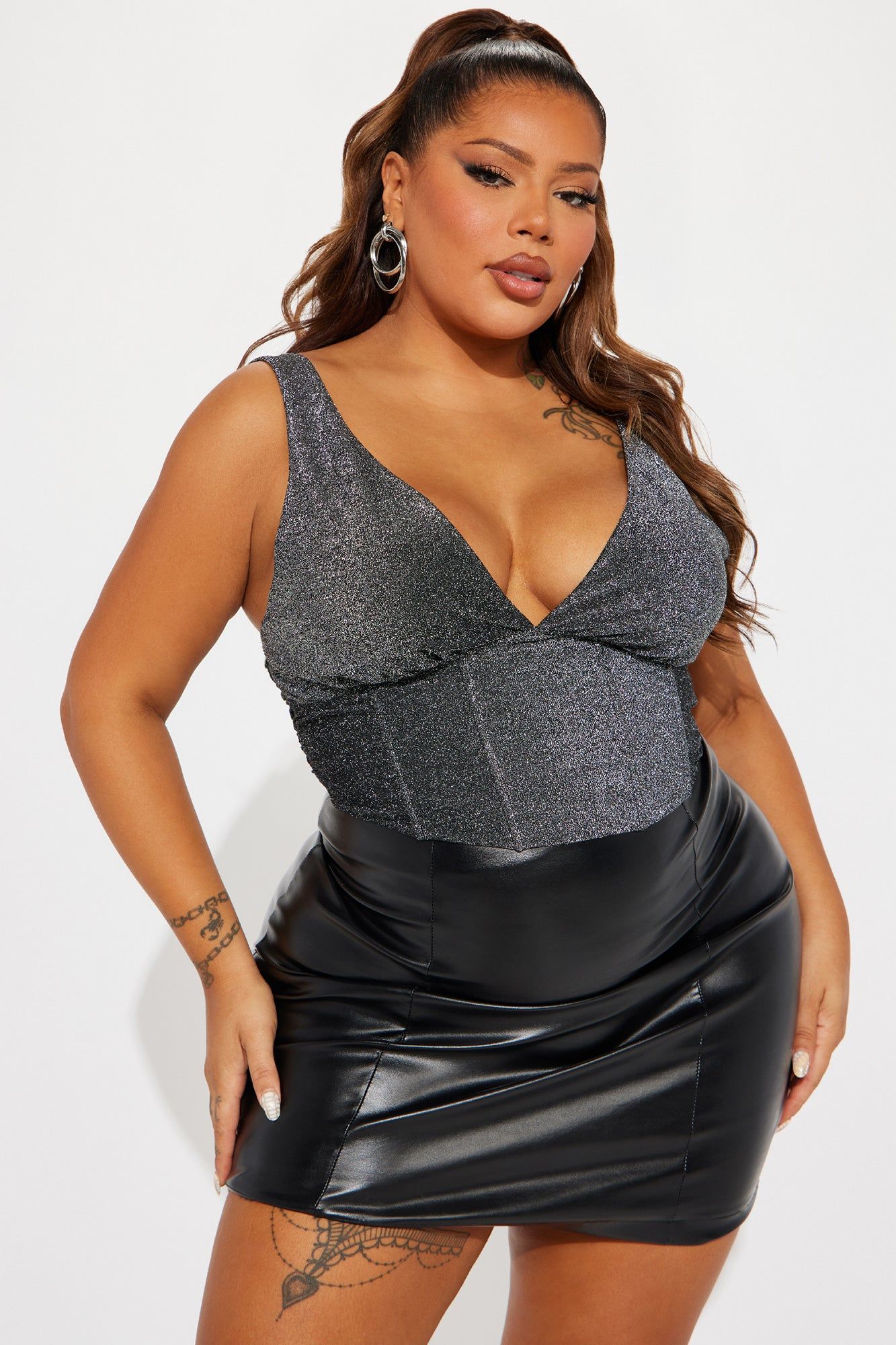 Genesis Corset Top - Silver sold by Fashion Nova product image thumbnail 4