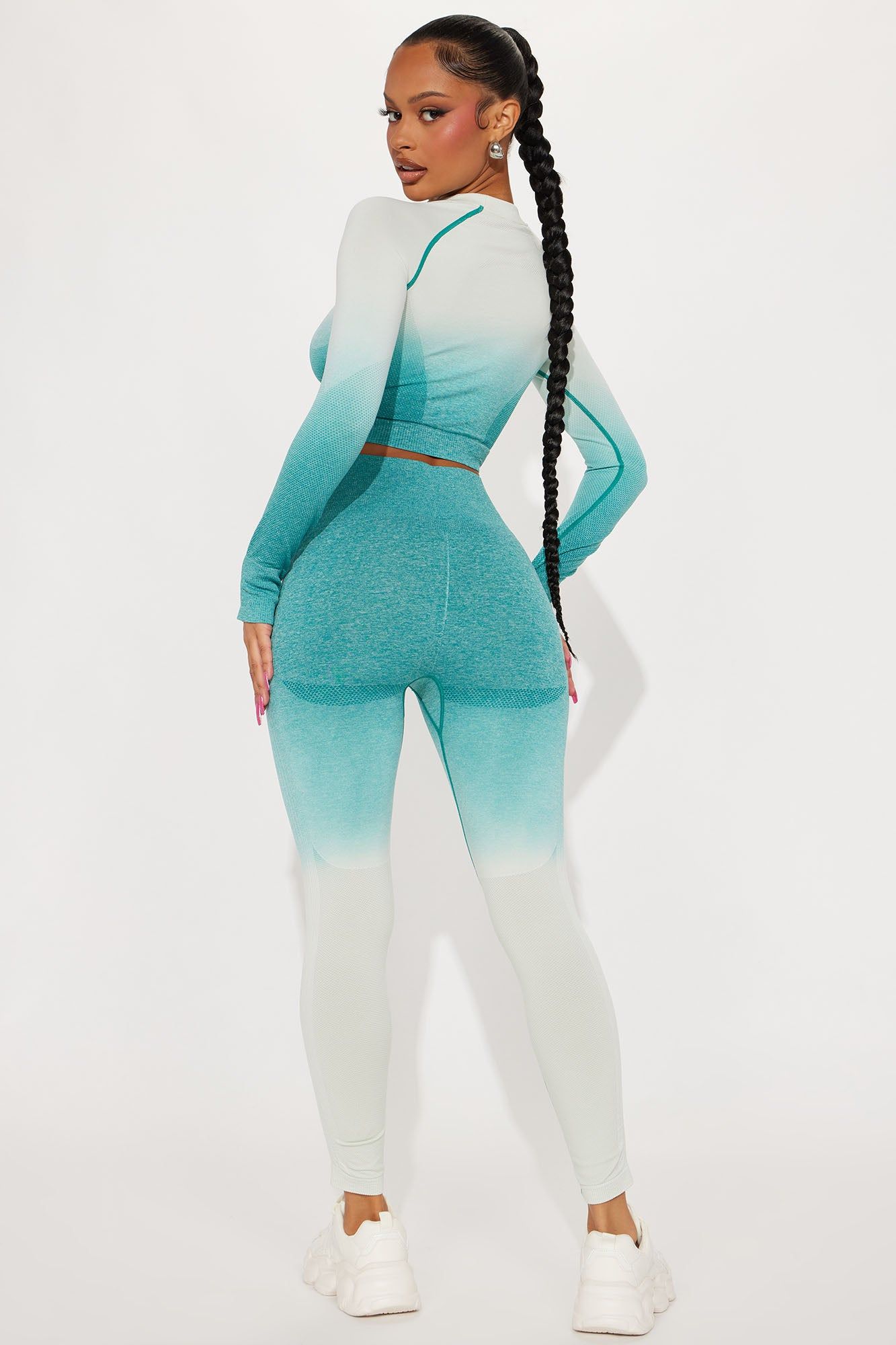 All Balance Ombre Sports Bra - Blue/combo sold by Fashion Nova product image thumbnail 2